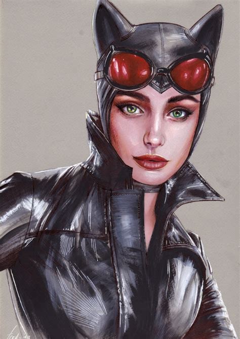 Catwoman Sketch In Fred Ians Heroic Comic Art Gallery Room