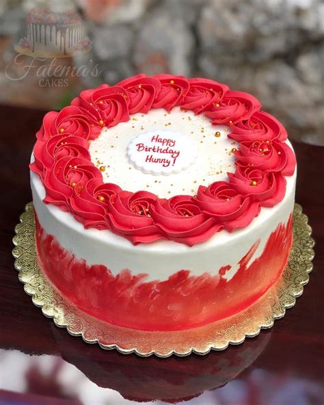 Fatemas Cakes Barbados On Instagram 2 Layer Red And White Themed Cake