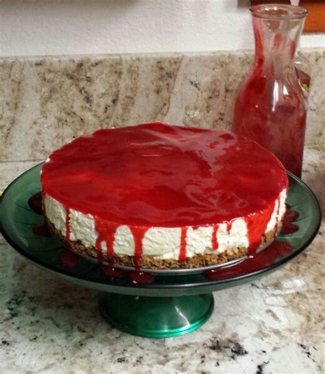 Jamie Oliver Vanilla Cheesecake With Raspberry Sauce