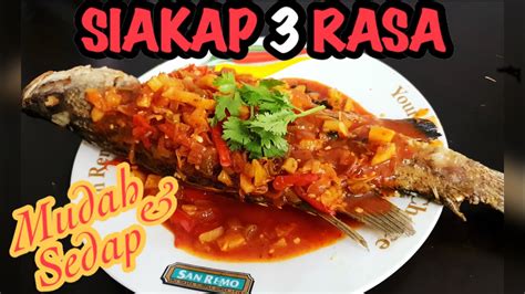 Here is how you cook that. Siakap 3 Rasa Ala Thai Mudah & Sedap - YouTube