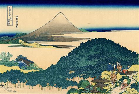 Japanese Mt Fuji Painting Hokusai Japan Ink Mount Fuji Hd