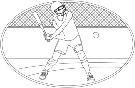 Softballl coloring page | Free Printable Coloring Pages