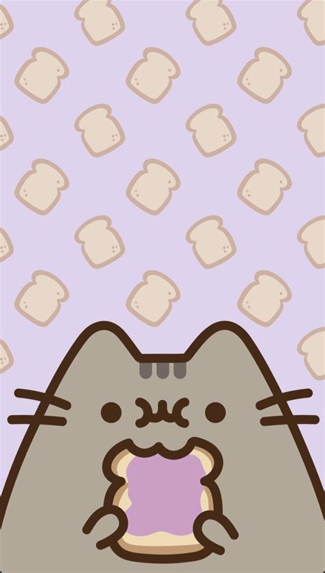 Kawaii Pusheen Cat Background For Desktop