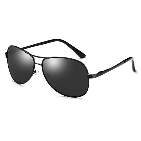 classic aviator sunglasses for men women driving sun glasses polarized lens 100 uv blocking