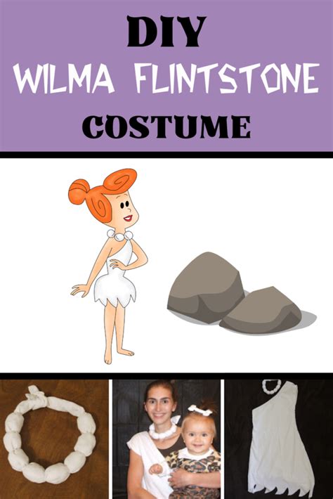 Diy Wilma Flintstone Costume Free Tutorial