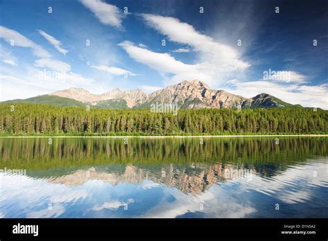 Patricia Lake Jasper National Park Canada Stock Photo Alamy