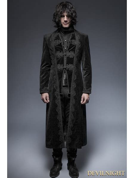 Black Gorgeous Vintage Style Gothic Suit For Men Uk