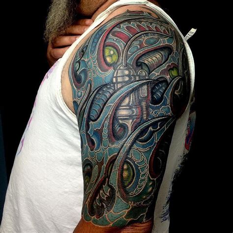 75 Best Biomechanical Tattoo Designs And Meanings Top Of