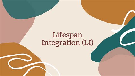 Lifespan Integration© Li Well Beings Counselling