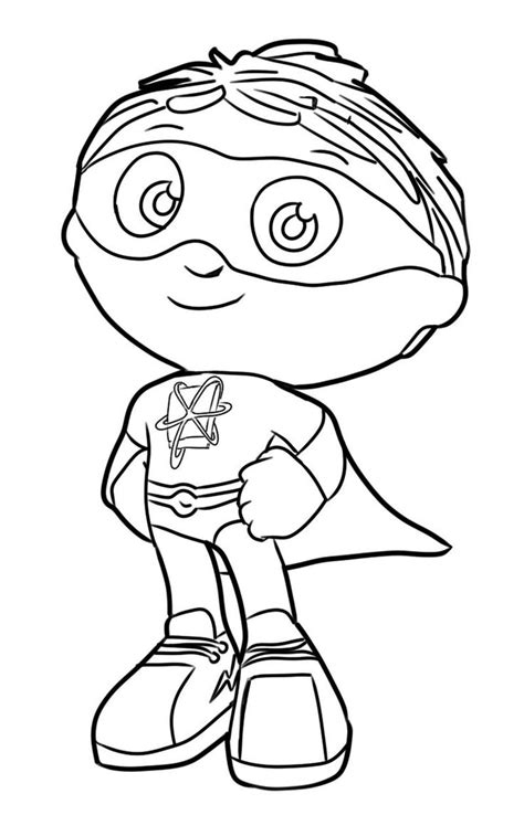 Super Why Coloring Pages Pdf Free Download
