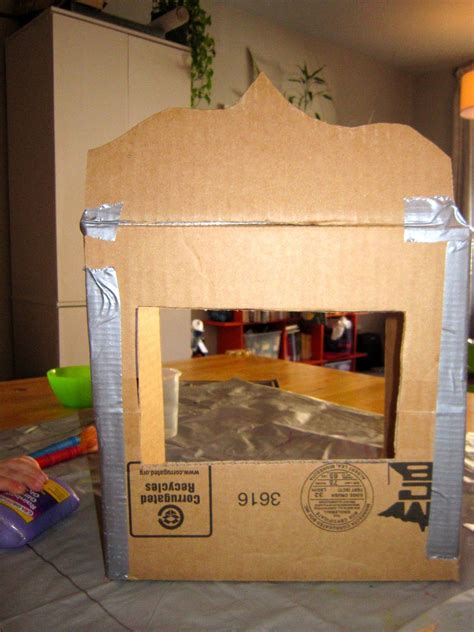 Make A Cardboard Puppet Theater In 5 Easy Steps Puppet Theater