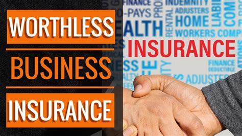 💲 Worthless Business Insurance That Wont Pay Out Youtube