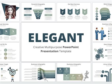 Dribbble Business Powerpoint Template01  By Templates