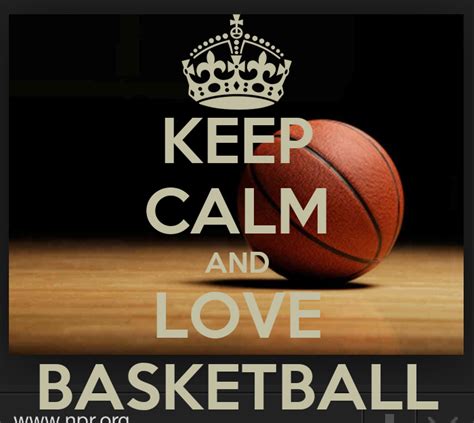 Keep Calm And Love Basketball Poster Vivian Sze Keep