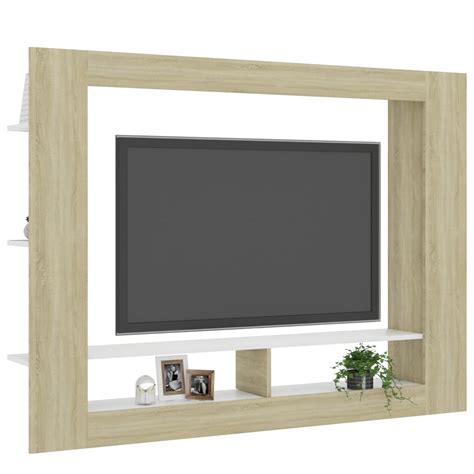 Munita in eiche rustikal sideboard. TV-Schrank Weiß Sonoma-Eiche 152x22x113 cm Spanplatte - domikar.ch