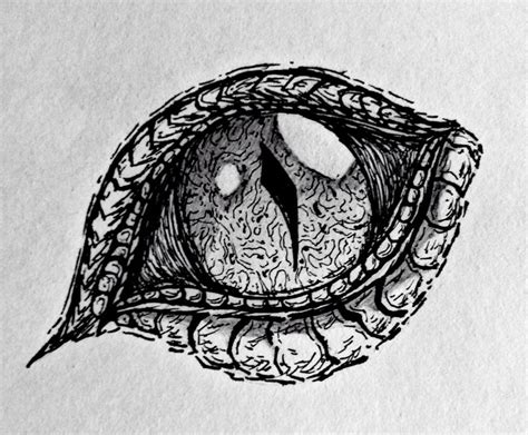 Polar Pen Dragon Eye Drawing Cool Drawings Cool