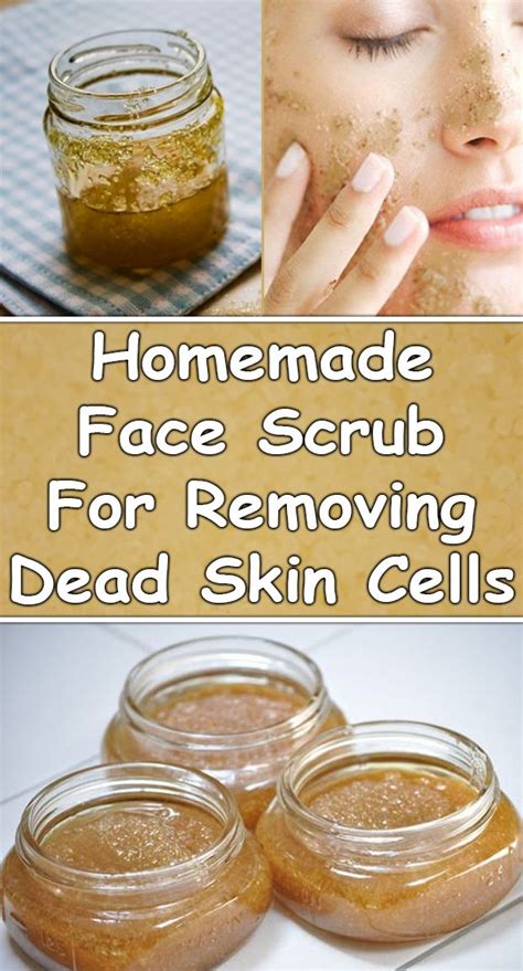 Homemade Face Scrub For Removing Dead Skin Cells Face Scrub Homemade