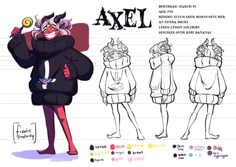 Artstation Axel Original Character Design