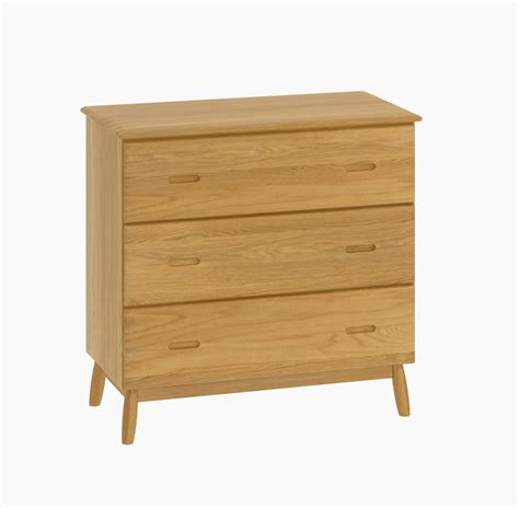 Oak 3 Drawer Chest Of Drawers Gyd And Daughter Ltd