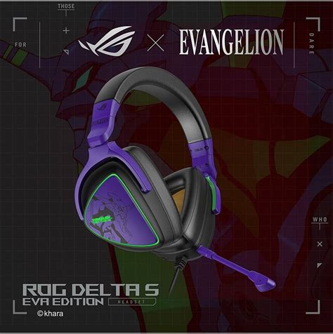 Asus Rog Delta S Eva Edition Gaming Headset Ai Nc Microphone 50mm