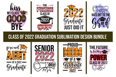 Class Of 2022 Graduation Design Bundle Bundle · Creative Fabrica