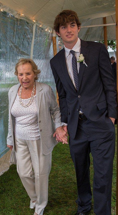 Ethel Kennedy Is Escorted By Her Grandson Conor Kennedy At The Third Wedding Of Her Son Robert F