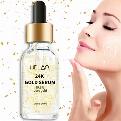 24k Gold Anti Aging Face Serum Moisturizer Enriched With Vitamin C