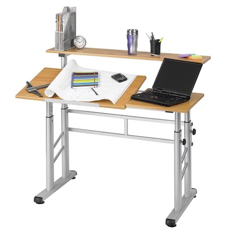 Safco Adjustable Split Level Drafting Table Drafting And Drawing Tables