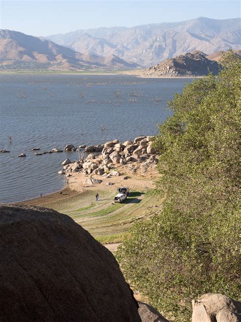 There are approximately 15 camp spots near the restroom and highway. Lake Isabella