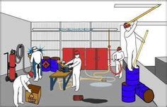 It's often said that one of the first things to do in order to stay safe in a hazardous work environment is to be aware of the hazards. Health and safety cartoon - spot the hazards in a ...