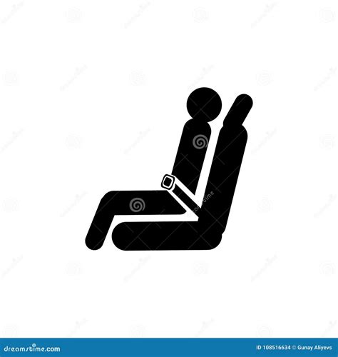 乘客座位飞机象 库存例证 插画 包括有 预防措施 执行委员 艺术 快速 安全性 汽车 位子 108516634