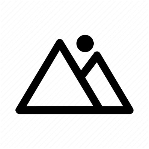 Achievement Adventure Goal Hills Mountain Simplicity Icon