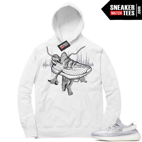 Yeezy Static V2 White Hoodie Yeezy Shirts And Sneaker Clothing
