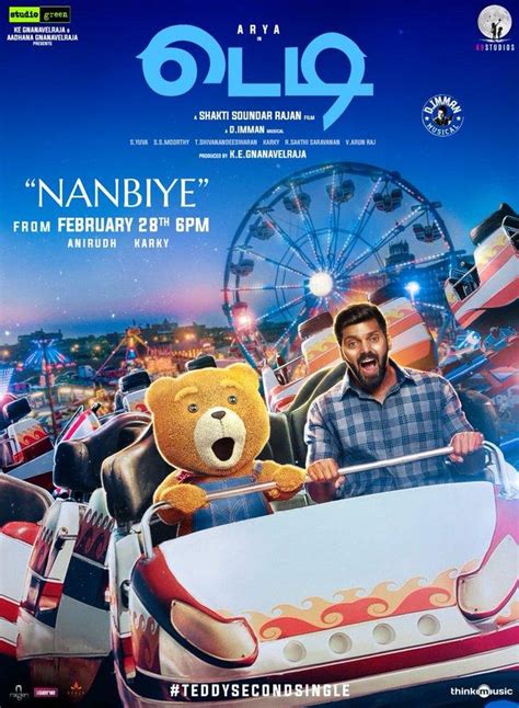 This walking, talking teddy bear then finds its way to shiva (arya), a loner and a guy with photographic memory, although we are quite unsure as to why the latter quality makes him behave like the humanoid robot chitti from enthiran. Teddy tamil Movie - Overview