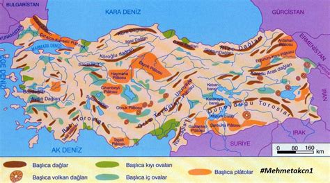 türkiyedeki platolar dağlar akarsular ovalar ın olduğu bir harita lazım