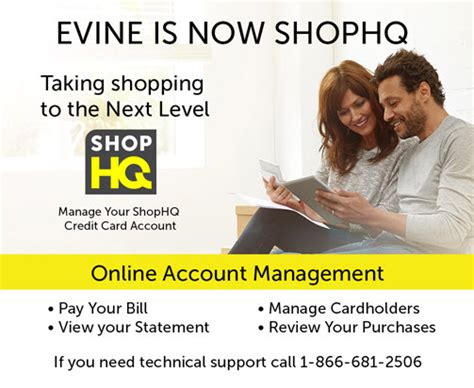 Next, select 'from account and the credit card number'. shophq.com/myaccount - login to shop hq and manage your account - business