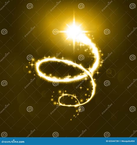 Glowing Magic Spiral Stock Vector Illustration Of Neon 65544728