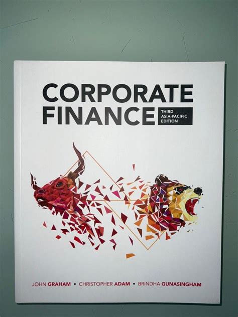 Corporate Finance Cengage Third Asia Pacific Edition Hobbies And Toys