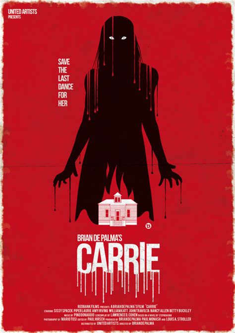 Great Horror Movie Poster Art Halloween Carrie And