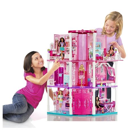 Mattel Barbie Doll 3 Story Deluxe Folding Townhouse Dream House