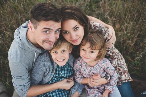 Young Couple With Son And Daughter Stock Image F0120252 Science