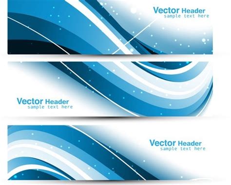 Free Vector Abstract Business Header 01 Titanui