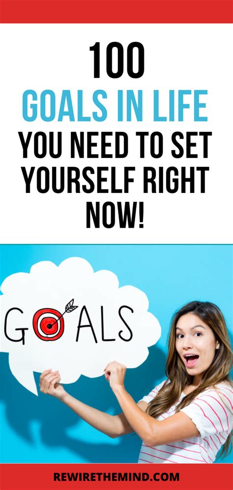 100 Goals In Life Rewire The Mind Online Therapy Courses Coaching