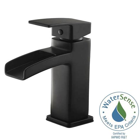 Appaso kitchen faucet with pull down sprayer, matte black Pfister Kenzo Single Hole Single-Handle Bathroom Faucet in ...