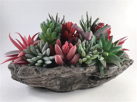 Custom Artificial Arrangements And Designs Succulents In Containers