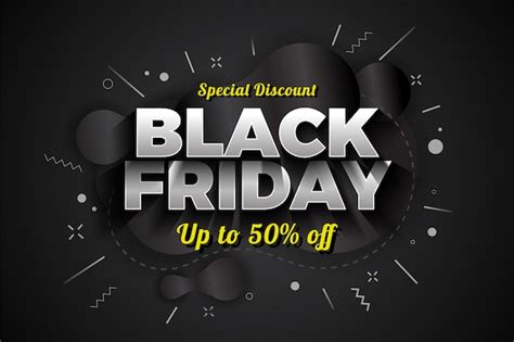 Premium Vector Black Friday Sale Special Discount Banner Design