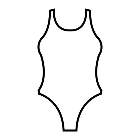 Swimsuit Coloring Pages
