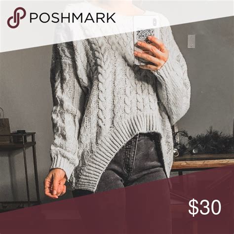 Spotted While Shopping On Poshmark Grey Sweater Poshmark Fashion Shopping Style Sweaters