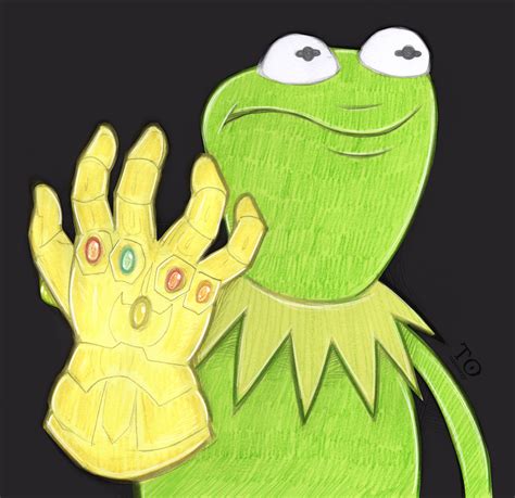 Kermit With The Infinity Gauntlet Kermit The Frog Know