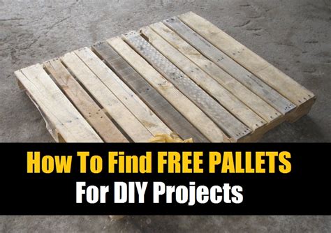 How To Find Free Pallets For Diy Projects